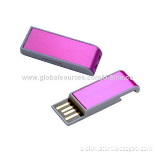 Mini Slidable 2/4/8/16/32GB USB Flash Drive with Free Logo